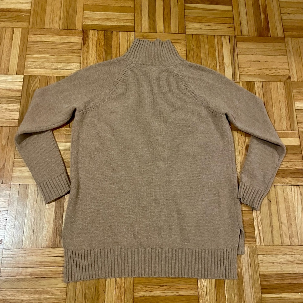 NWOT Ann Taylor Tan Turtleneck Sweater sz XXSP